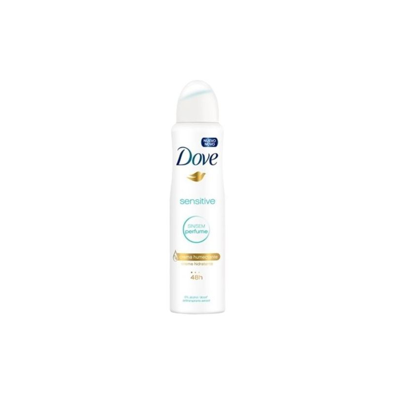 Desodorante Dove Aerossol Sensitive Antitranspirante 150ml